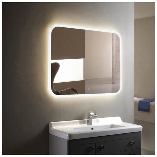 Зеркало Calypso Demure Led 1200х800 с часами